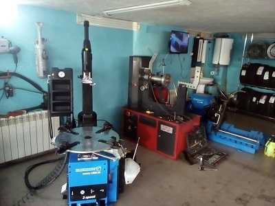 Оборудование участка шиномонтажных и шиноремонтных работ