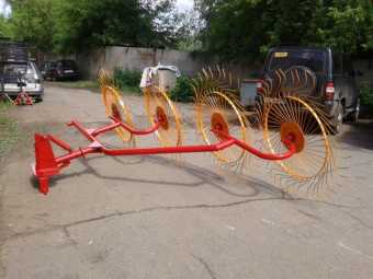 Грабли-ворошилки 4х-колесные  Грабли-ворошилки 4х-колесные