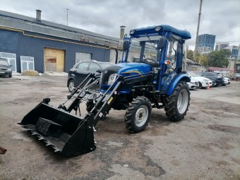 Минитрактор Dongfeng DF-244 G2 с фронтальным погрузчиком Минитрактор Dongfeng DF-244 G2 с фронтальным погрузчиком
